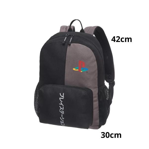 Imagem de Mochila Escolar Pacific Playstation Gray 42x30x11cm