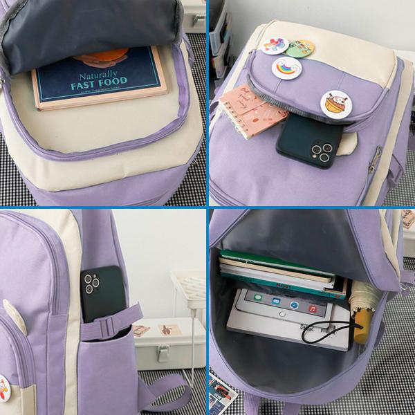 Imagem de Mochila Escolar Passeio Infantil Gatinho Bolsa Gatinha