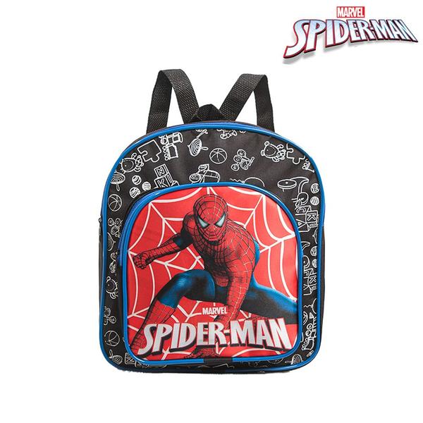 Imagem de Mochila Escolar Pequena Homem Aranha Costas Lancheira+Estojo