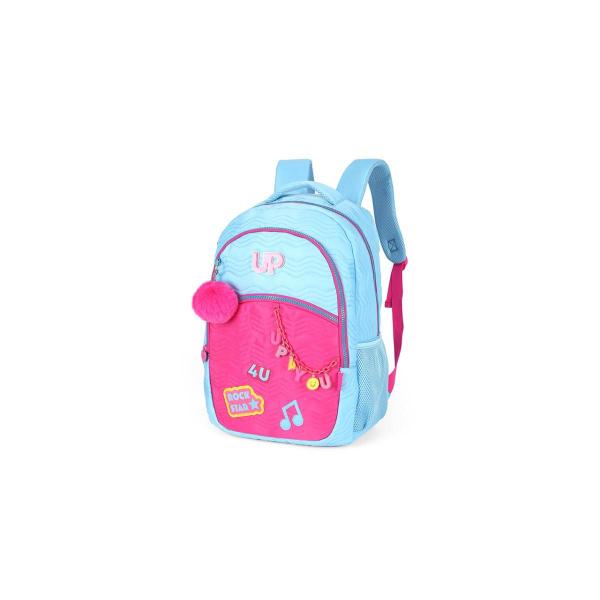 Imagem de Mochila Escolar Pompom Metalassê Laptop Up4you 020637