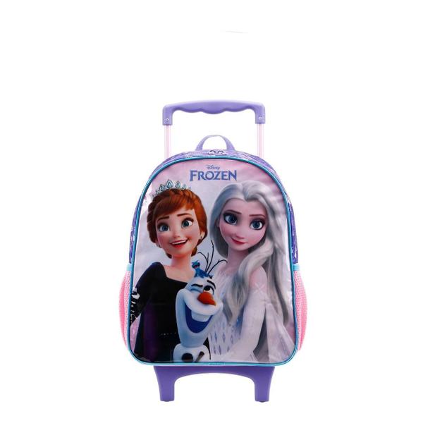 Imagem de Mochila Escolar Princesas Disney Frozen Roxo 14L