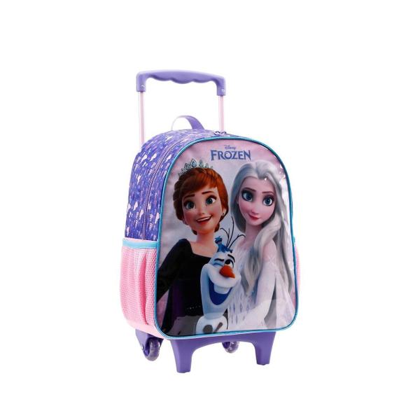 Imagem de Mochila Escolar Princesas Disney Frozen Roxo 14L