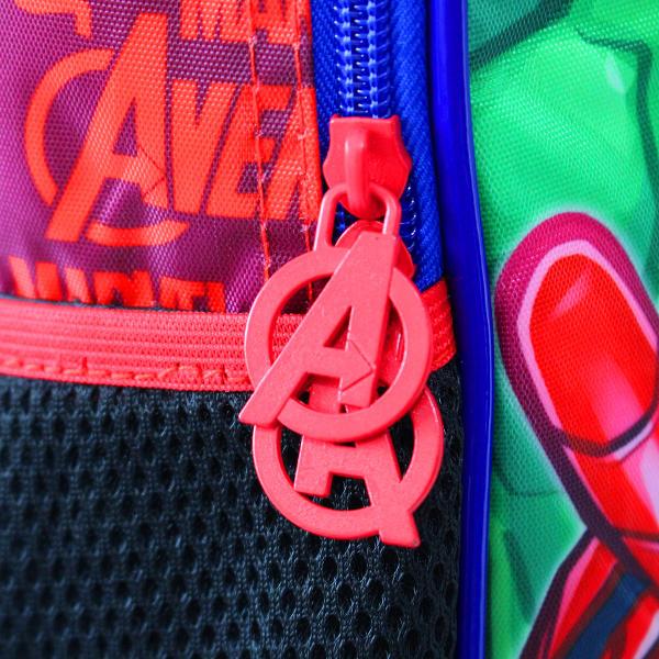 Imagem de Mochila Escolar Rodinhas + Estojo Simples Vingadores Marvel