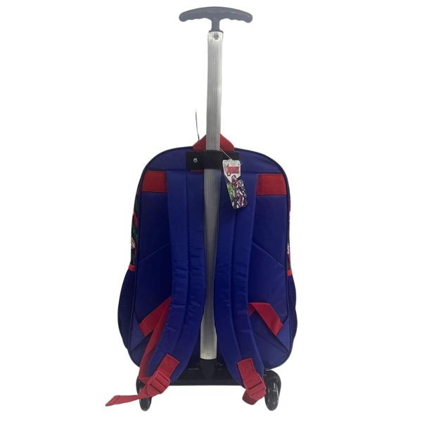 Imagem de Mochila Escolar Rodinhas + Estojo Simples Vingadores Marvel