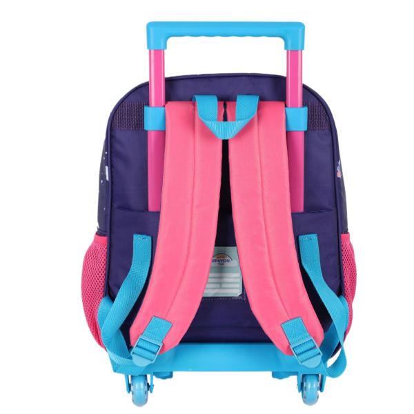 Imagem de Mochila Escolar Rodinhas Infantil Unicórnio Feminina Luxcel