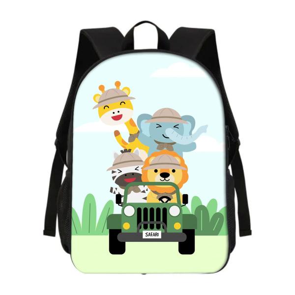 Mochila Escolar Safari Volta as Aulas Imagem de Mochila Escolar Safari Volta as Aulas