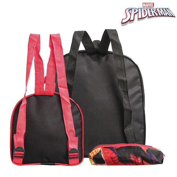 Imagem de Mochila Escolar Spider Man Costa Kit Lancheira+Estojo