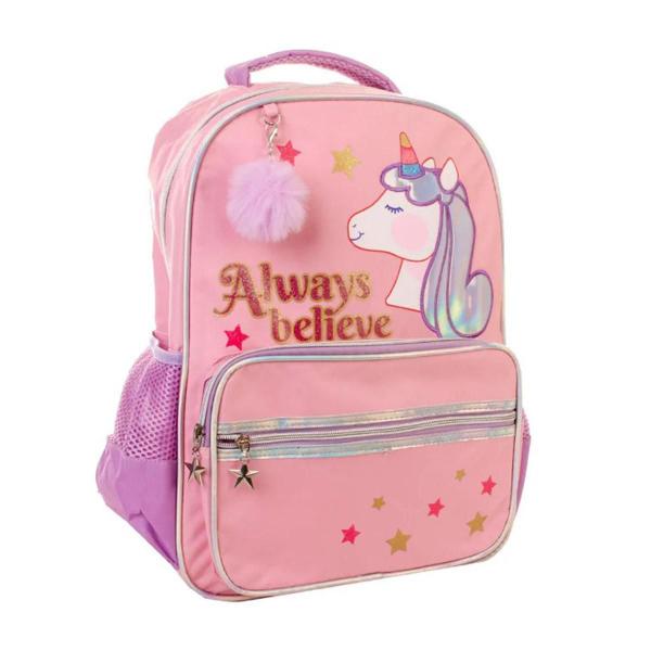 Imagem de Mochila Escolar Unicórnio Infantil Mochila Menina