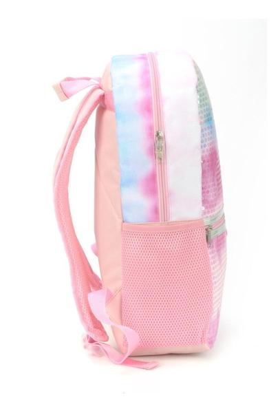 Imagem de Mochila Escolar Unicornio Tie dye Infantil Menina Paete