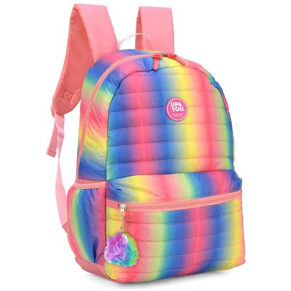 Imagem de Mochila Escolar Up4You para Notebook Salmão MJ48989UP-SM