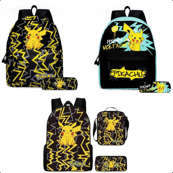 Imagem de Mochila Estudantil Pokémon Pikachu Volta As Aulas Premium