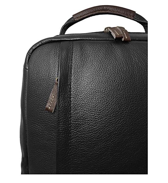 Imagem de Mochila Executiva Masculina De Couro Le Voyage Para Notebook