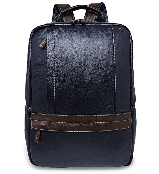 Imagem de Mochila Executiva Masculina De Couro Le Voyage Para Notebook