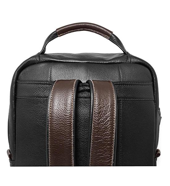 Imagem de Mochila Executiva Masculina De Couro Para Notebook