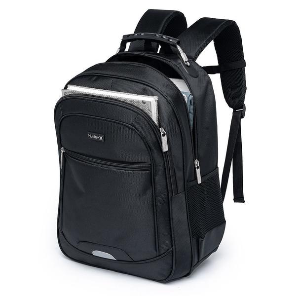 Imagem de Mochila Executiva Masculina Feminina Hurley Impermeável Notebook Reforçada Viagem Trabalho 