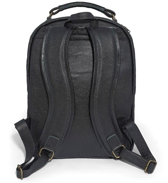 Imagem de Mochila Executiva Masculina Grande De Couro Para Notebook