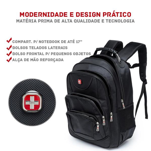 Imagem de Mochila Executiva  Notebook Impermeável Resistente