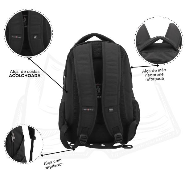 Imagem de Mochila Executiva para Notebook 17" SwissMundi SM2550