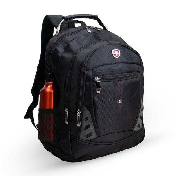 Imagem de Mochila Executiva para Notebook Interlagos, 3 Compartimentos Preto