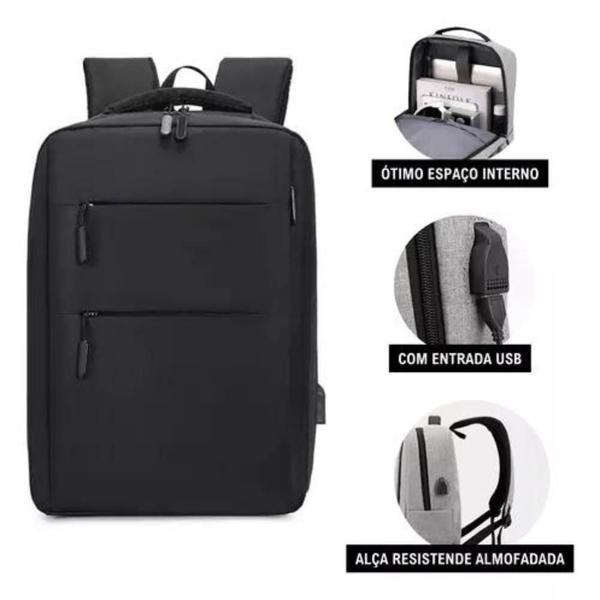 Imagem de Mochila Executiva Para Notebook Slim Prática