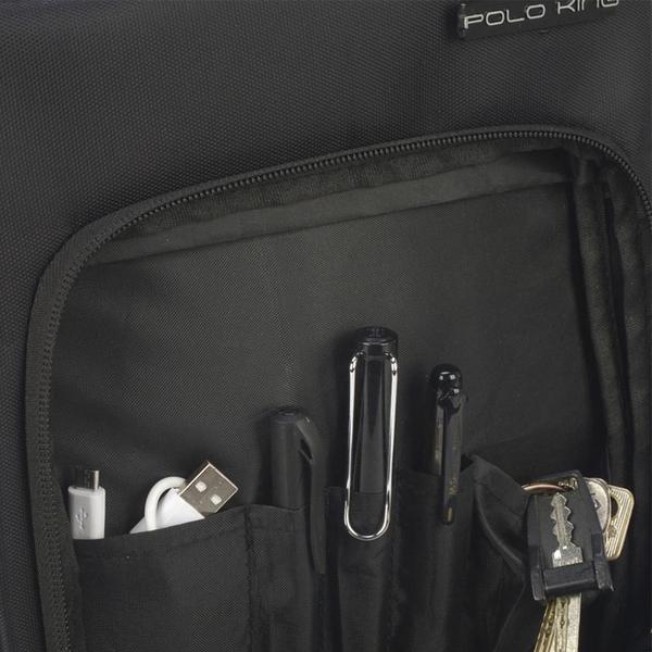 Imagem de Mochila Executiva Polo King Para Notebook Mn51652Pk Preto