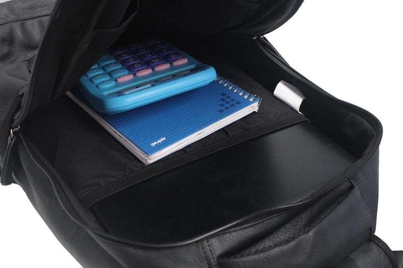 Imagem de Mochila Executiva Unissex Impermeável Notebook 15.6  Grande Preta material sintético Escolar/Trabalho - Clio Or