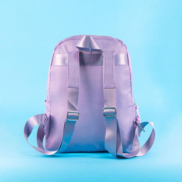 Imagem de Mochila Feminina Escolar De Costas Arco-Íris Bolsa Reforçada