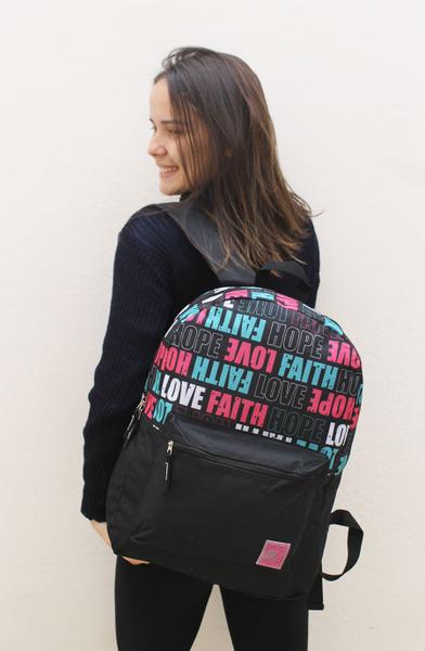 Imagem de Mochila Feminina  Escolar + Lancheira Preta Térmica