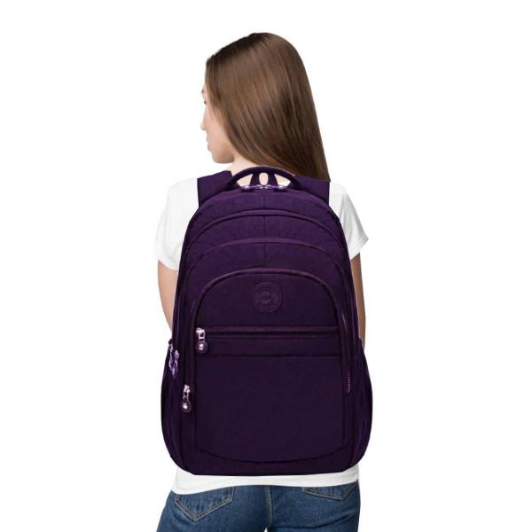 Imagem de Mochila Feminina Masculina Bolsa Casual Escolar Grande Porta Notebook Trabalho Faculdade