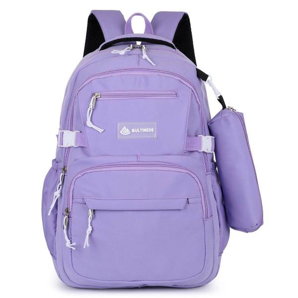 Imagem de Mochila Feminina Masculina Notebook Trabalho Viagem Espaçosa Colorida Elegante Unissex Academia Fitness Escolar