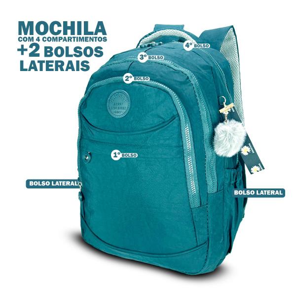 Imagem de Mochila feminina Notebook Espaçosa Resistente Envio Rápido