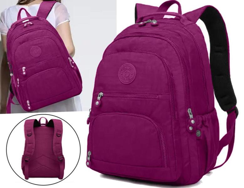 Imagem de Mochila Feminina Notebook Multifunção Tactel Resistente Trabalho Escola Faculdade Viagem Multineos