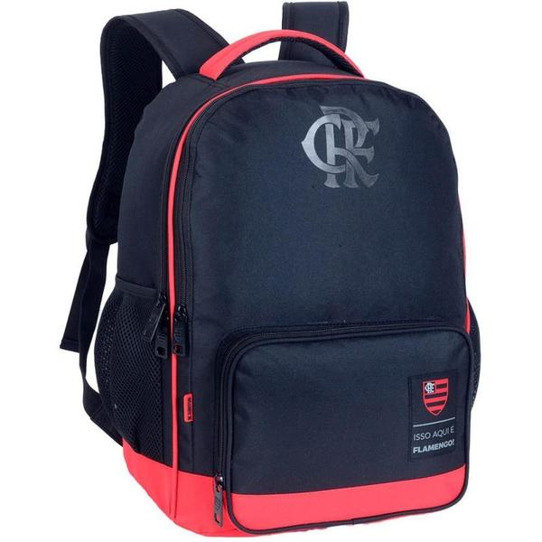 Imagem de Mochila Flamengo C.R Preta com Porta Notebook