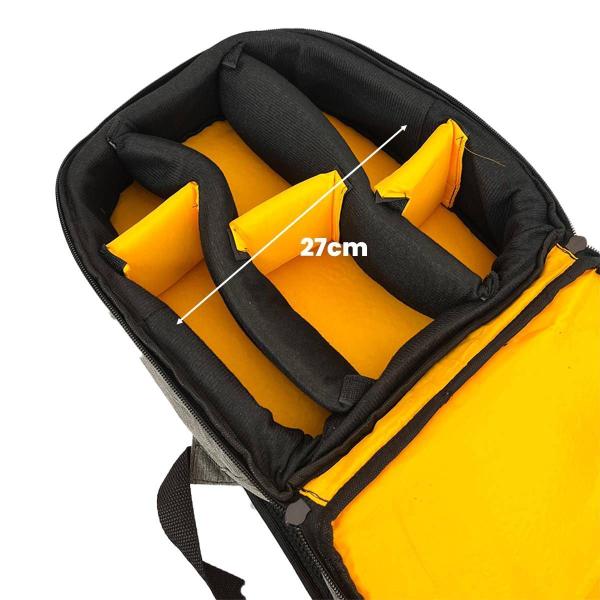 Mochila Fotográfica Compacta Zoomy I Acolchoada Com Divisórias Removíveis - optisom Imagem de Mochila Fotográfica Compacta Zoomy I Acolchoada Com Divisórias Removíveis