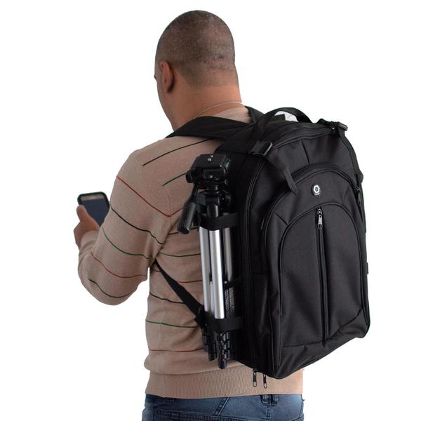 Mochila fotografica Photopro Cargo divisorias e capa chuva Imagem de Mochila fotografica Photopro Cargo divisorias e capa chuva