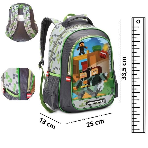 Imagem de Mochila Game Crafit Costas Infantil Pré Escolar Menino