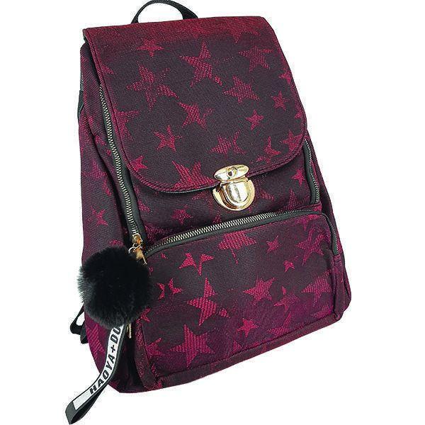 Imagem de Mochila Glitter Feminina Teen Escolar Estrelas 8007 Cinza