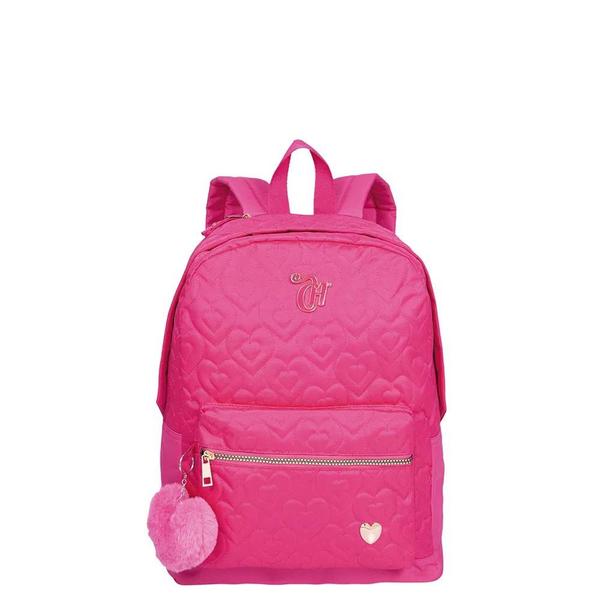 Imagem de Mochila Grande 2 Compartimentos Sestini Capricho Crush Rosa