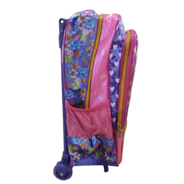 Imagem de Mochila Grande Com Rodinha Escolar Infantil Princess