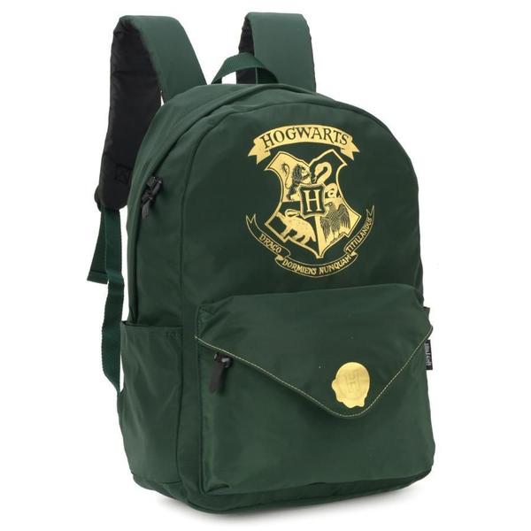 Imagem de Mochila Harry Potter Hogwarts Verde - Luxcel 46x33x15cm