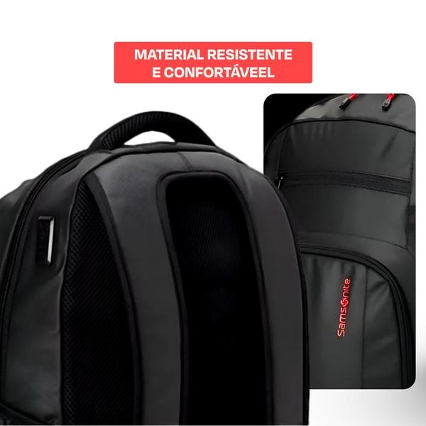 Imagem de Mochila Ignition Bravo Samsonite Com Bolso Para Notebook 17pol - Poliéster resistente, Acabamento Premium