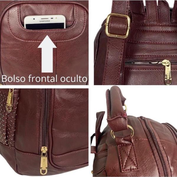 Imagem de Mochila Impermeável Escolar Feminina Notebook Viagem Trabalho Reforçada Resistente