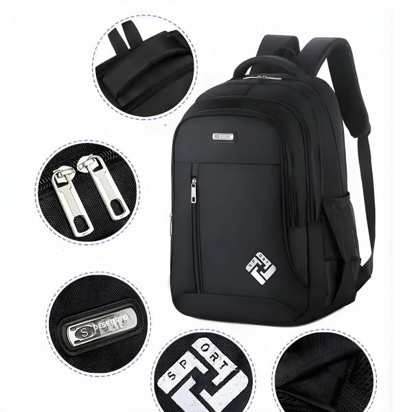 Imagem de Mochila Impermeável Multifuncional para Notebook - Bolsa Casual para Homens