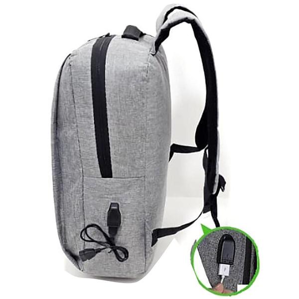 Imagem de Mochila Impermeável Notebook 15 Com Usb A01L