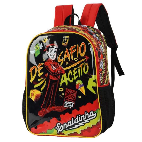 Imagem de Mochila Infantil Alças Youtuber Enaldinho Escolar