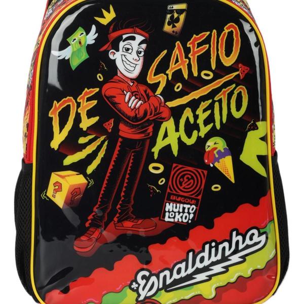 Imagem de Mochila Infantil Alças Youtuber Enaldinho Escolar