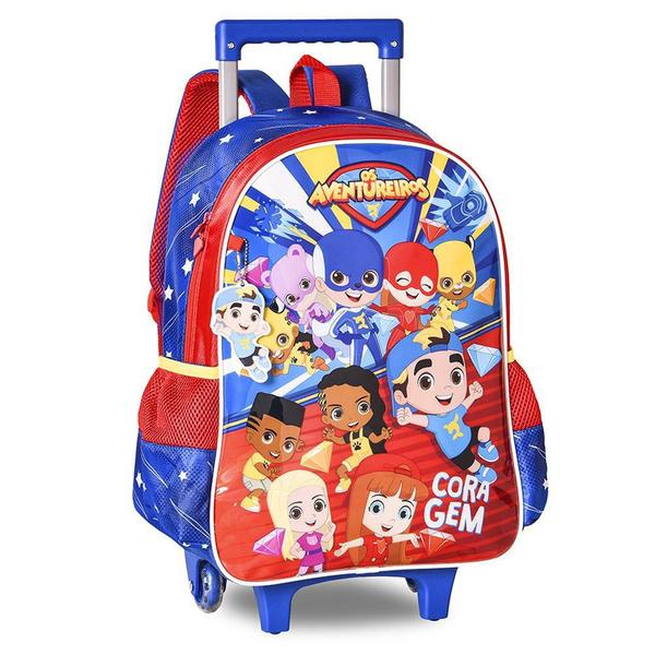 Imagem de Mochila Infantil Aventureiros Luccas Neto com Lancheira