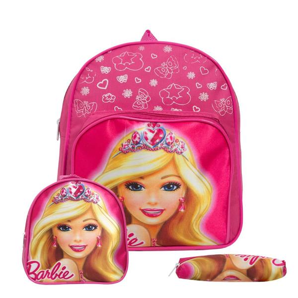 Imagem de Mochila Infantil Barbie Costas Resistente Pre Escola Aulas