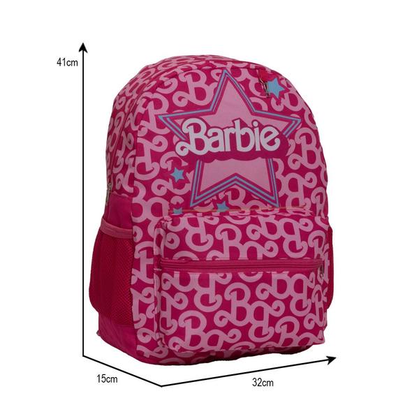 Imagem de Mochila Infantil Barbie Creche Pre Escola Fundamental Tam G