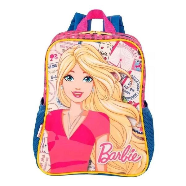 Imagem de Mochila Infantil Barbie Tam P Creche Escolinha Bebê Costas